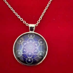 Crystal grid pendant